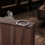 Minimalist Chevron Ring