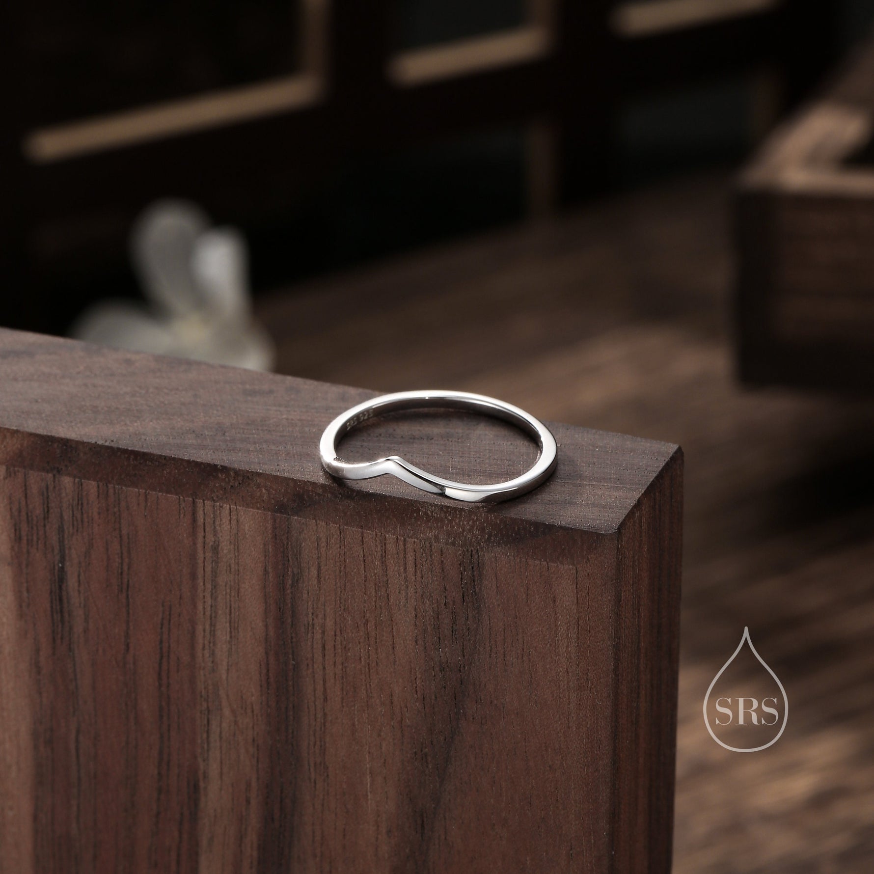 Minimalist Chevron Ring