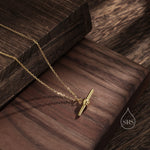 Balanced Bar Pendant Necklace