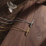 Balanced Bar Pendant Necklace