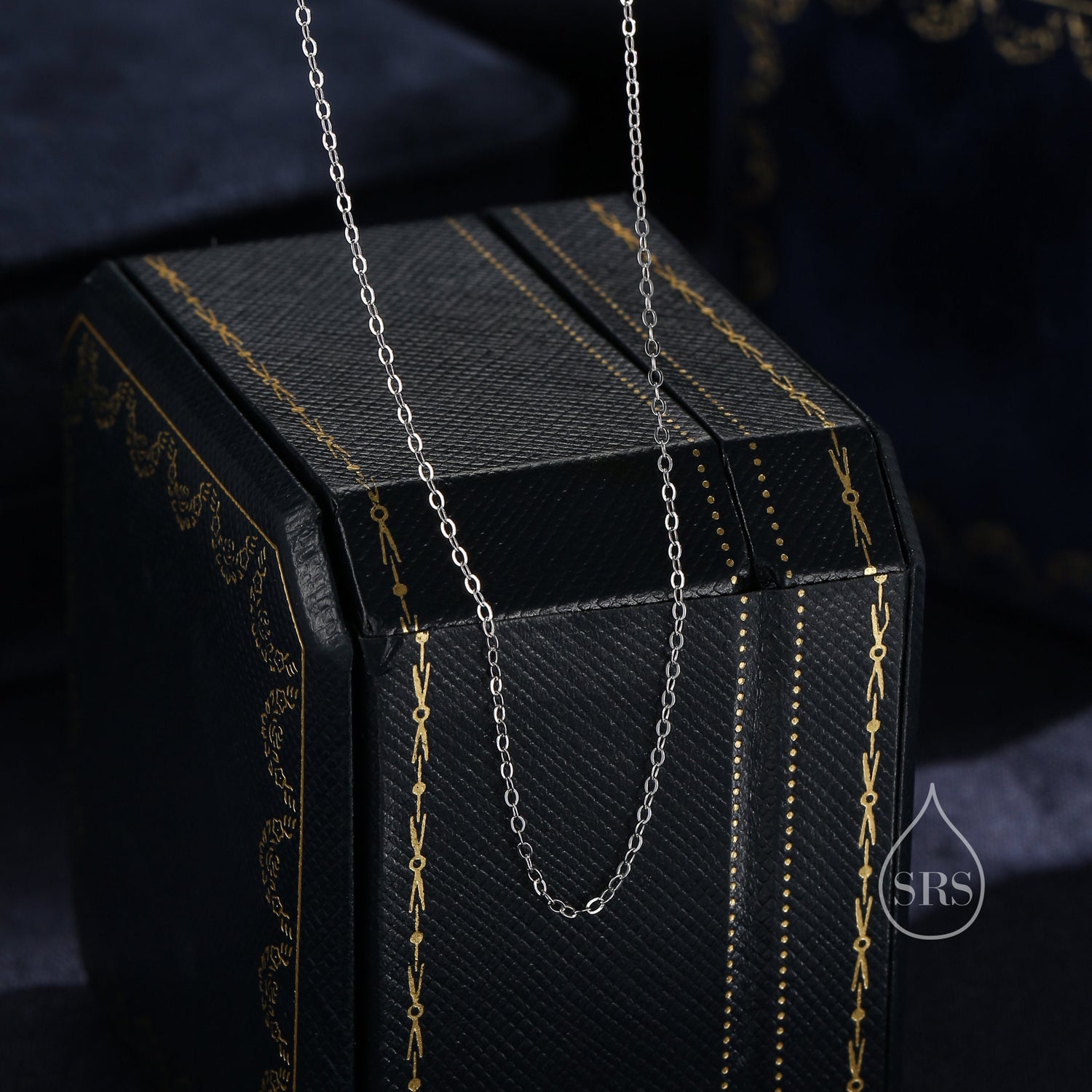 Minimalist Skinny Chain Choker Necklace in Sterling Silver, Available in Three Lengths, Silver or Gold, Skinny and Delicate Collar Necklace