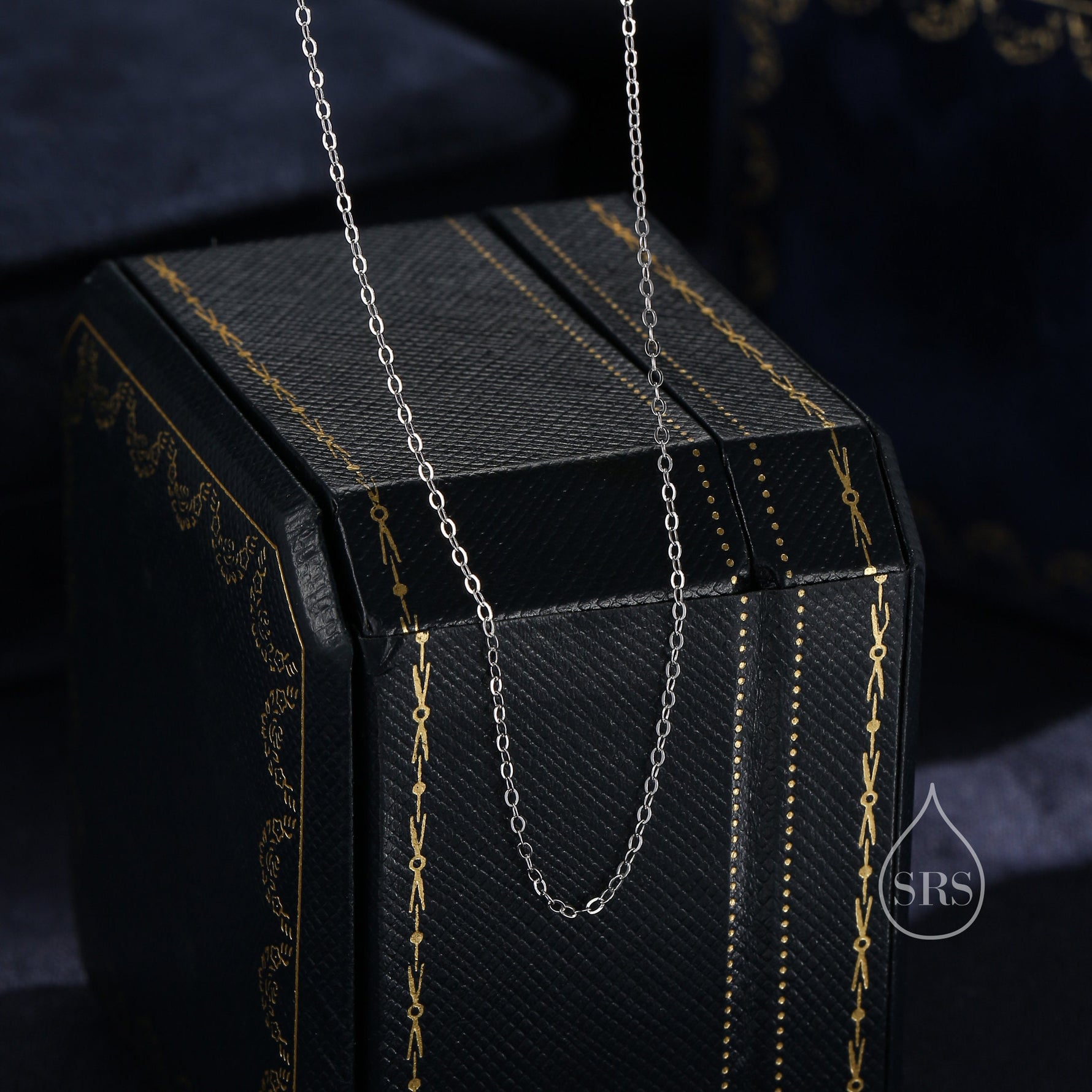 Minimalist Skinny Chain Choker Necklace in Sterling Silver, Available in Three Lengths, Silver or Gold, Skinny and Delicate Collar Necklace