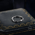 Twist Wave Stacking Ring