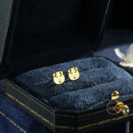 Sterling Silver Guinea Pig 18G Screw Back Stud Earrings