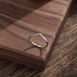 Minimalist Chevron Ring