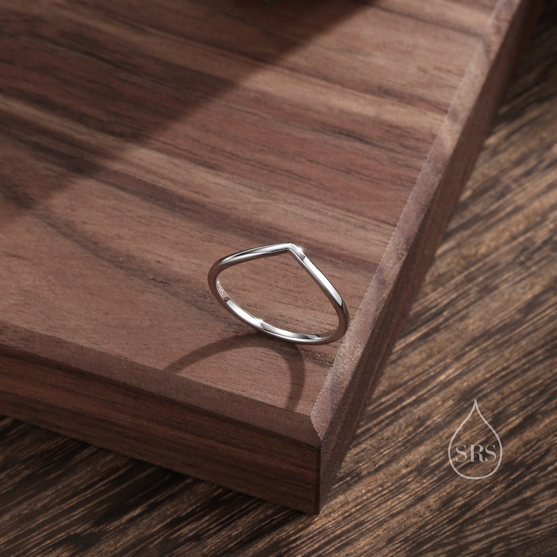 Minimalist Chevron Ring