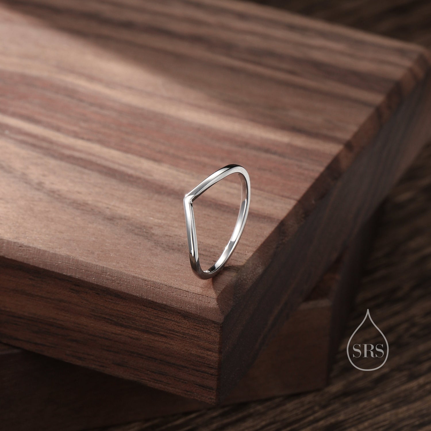 Minimalist Chevron Ring