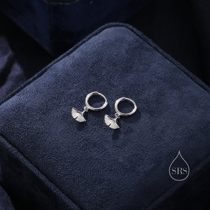 Sterling Silver Ginkgo Leaf Hoops Earrings, Silver or Gold or Rose Gold, Ginkgo Leaf Earrings, Leaf Earrings