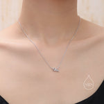 Jellyfish Pendant Necklace in Sterling Silver, Silver or Gold or Rose Gold, Jellyfish Necklace, Fish Necklace, Ocean Necklace