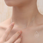 Minimalist Skinny Chain Choker Necklace in Sterling Silver, Available in Three Lengths, Silver or Gold, Skinny and Delicate Collar Necklace