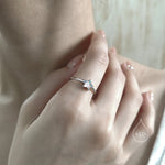 Moonstone Star Gemstone Ring