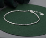 Sterling Silver Sparkle Chain Necklace, Margarita Chain Necklace or Bracelet, Various Length, Sparkly Chain Necklace, Sparkling Chain