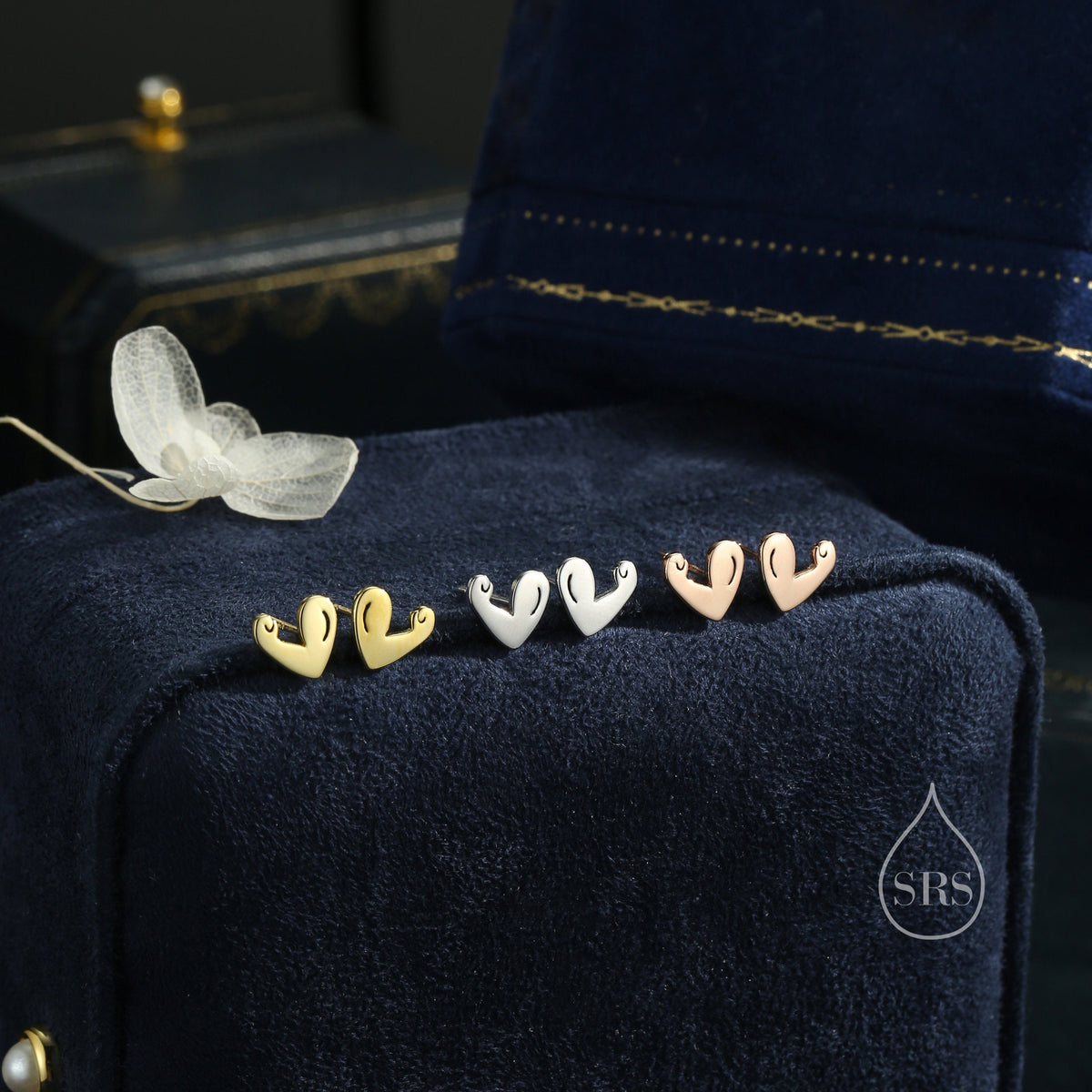 Big Muscle Stud Earrings in Sterling Silver, Silver Gold or Rose Gold, Feminist “We Can Do It” Stud Earrings