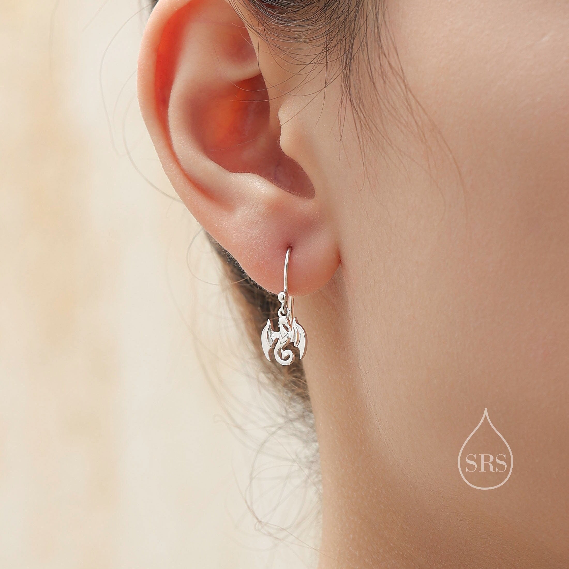 Dragon drop earrings online