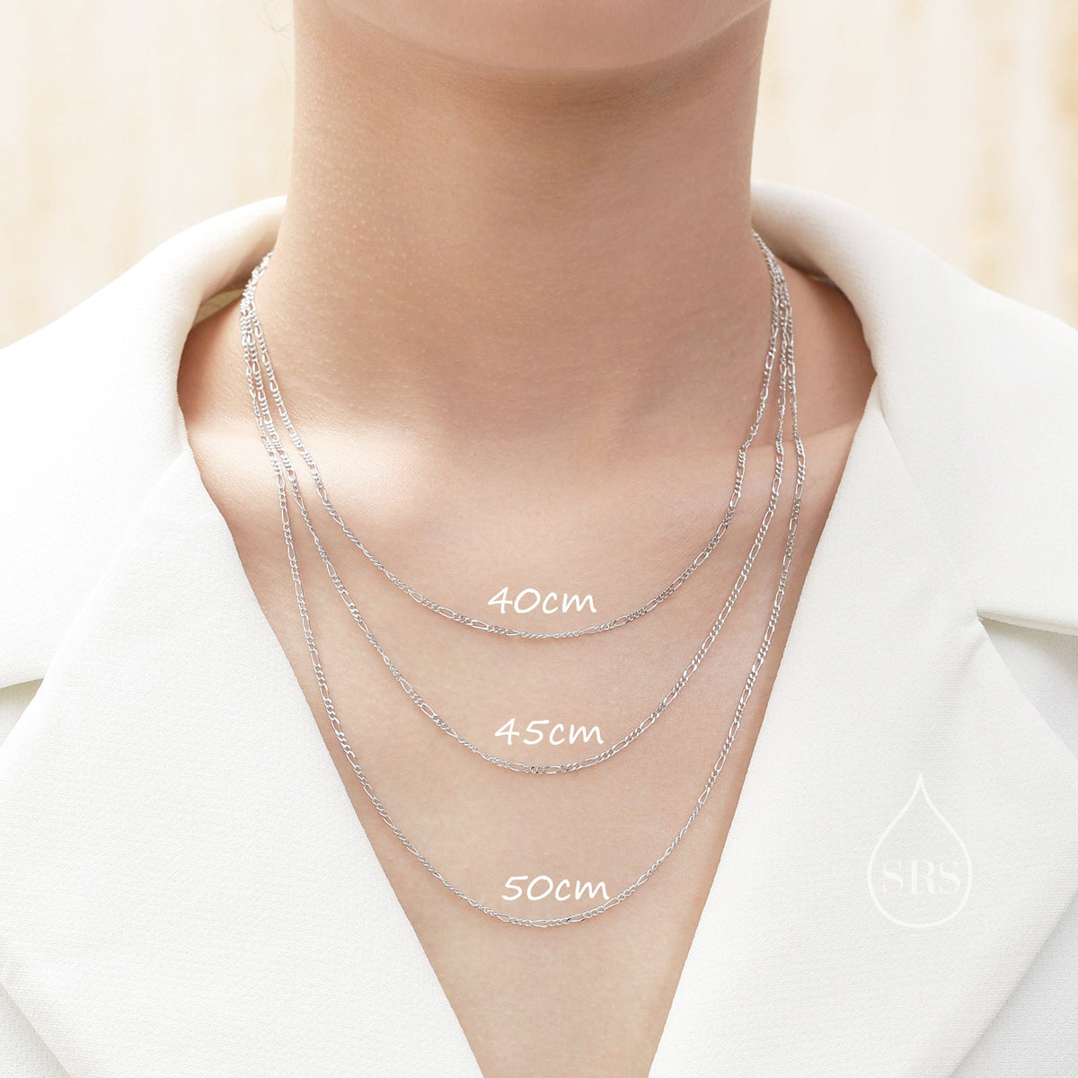Skinny Figaro Chain Necklace
