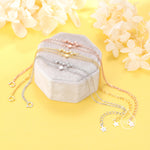 Double Layer Starburst & Constellation Charm Bracelet