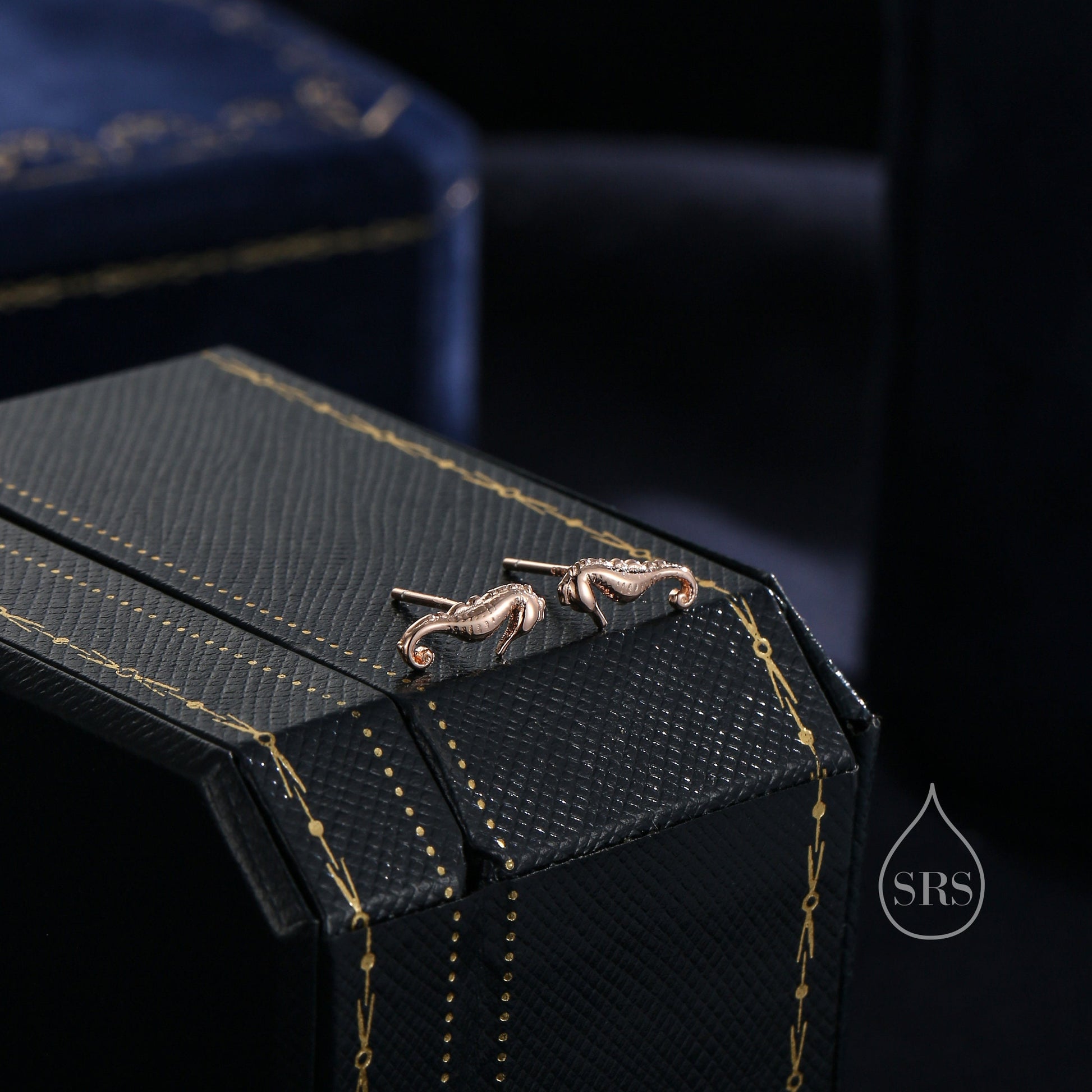 Little Seahorse Fish Stud Earrings in Sterling Silver, Cute Fun Quirky Animal Jewellery, Gift for Her, Animal Lover, Nature Inspired