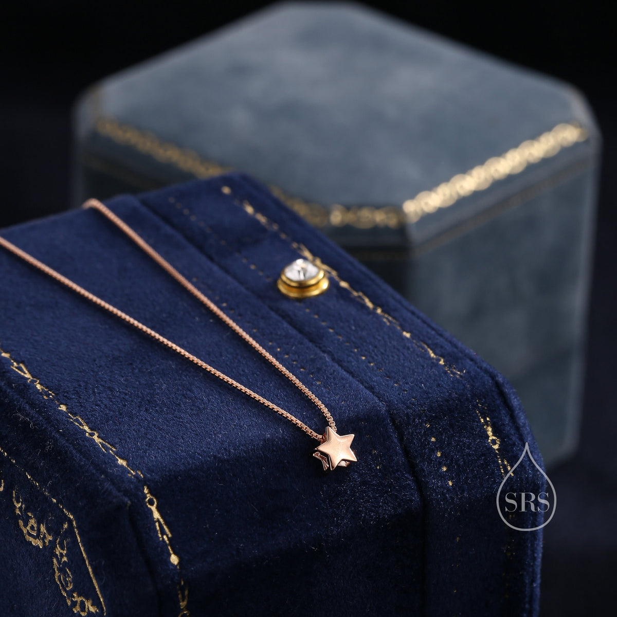 Extra Tiny Star Pendant Necklace in Sterling Silver, Silver or Gold or Rose Gold, Extra Small Star Necklace