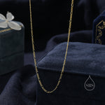 Skinny Figaro Chain Necklace