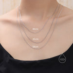 Skinny Curb Chain Necklace