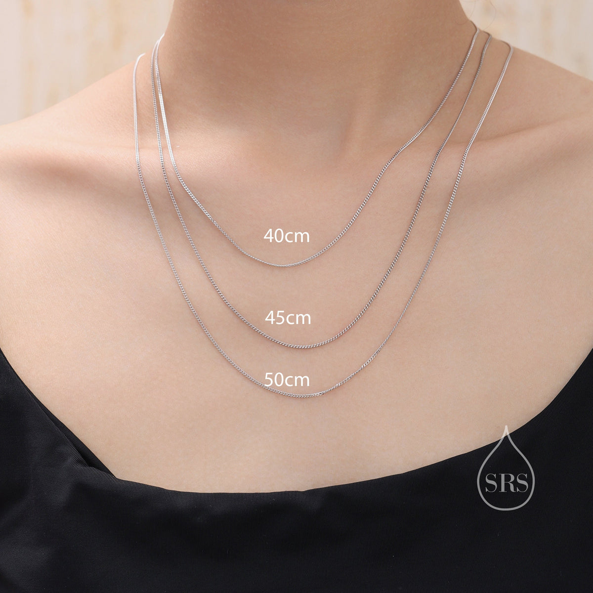 Skinny Curb Chain Necklace