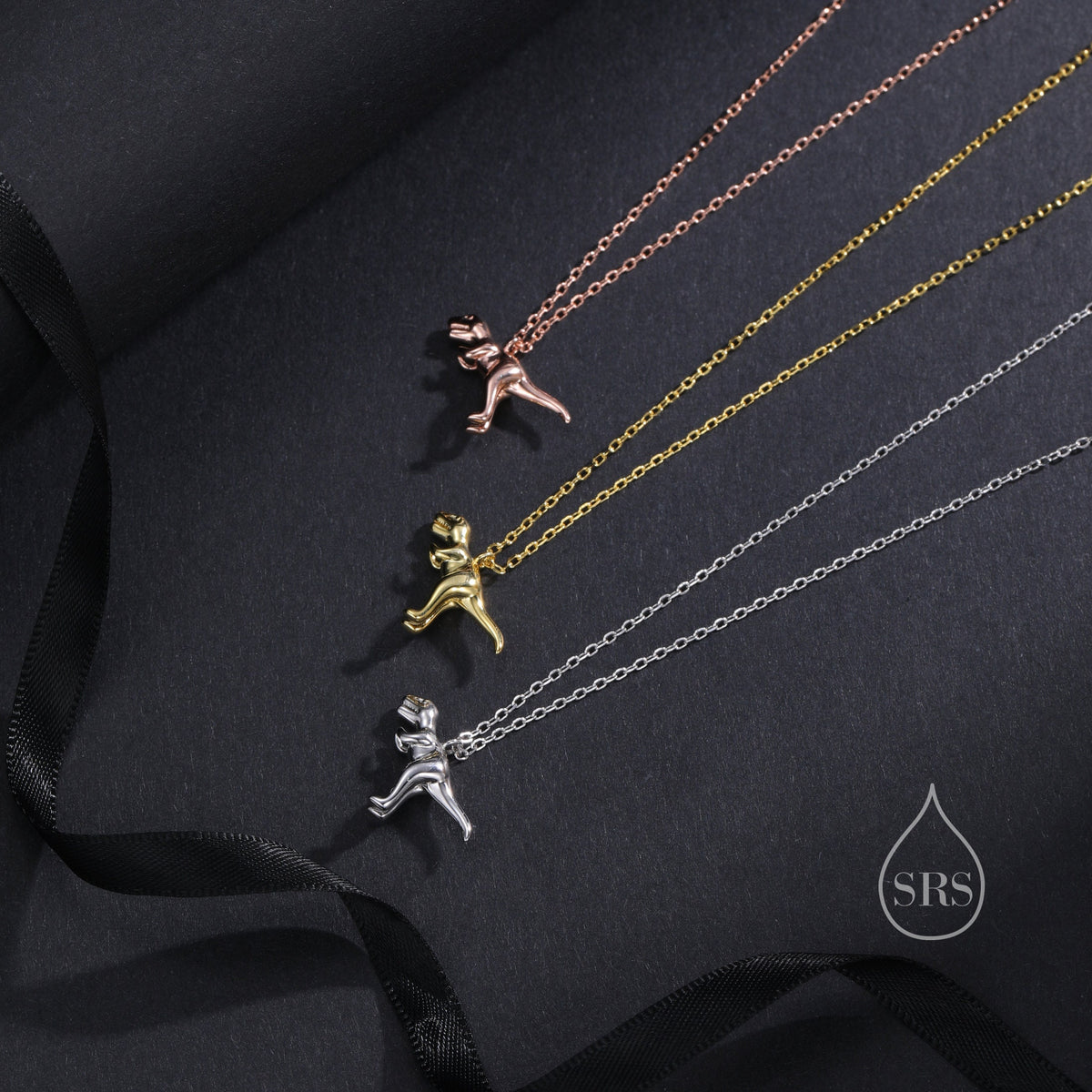 T-Rex Dinosaur Pendant Necklace