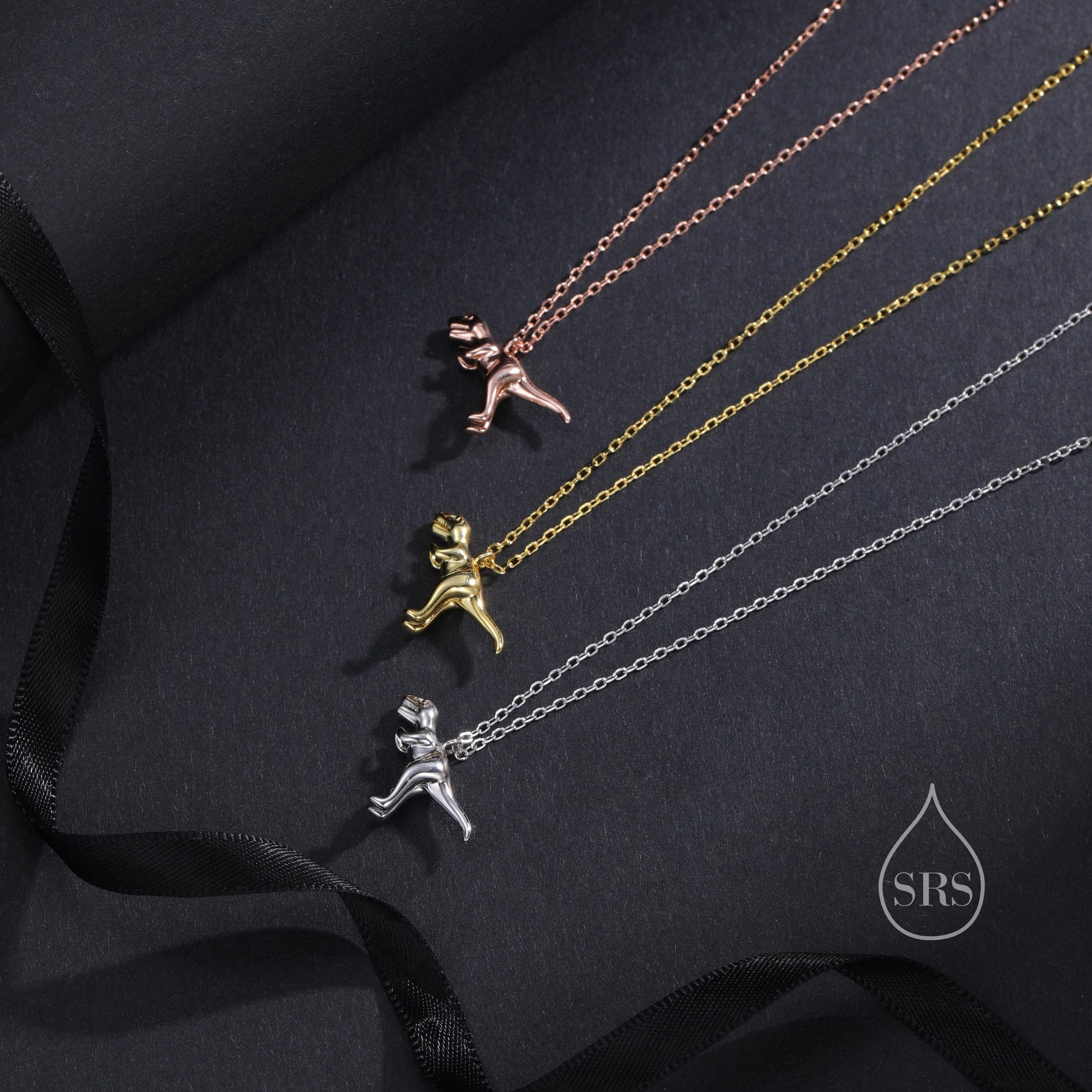 T-Rex Dinosaur Pendant Necklace