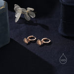 Sterling Silver Shell Huggie Hoops, Silver, Gold or Rose Gold, Detachable Cute Shell Hoop Earrings,