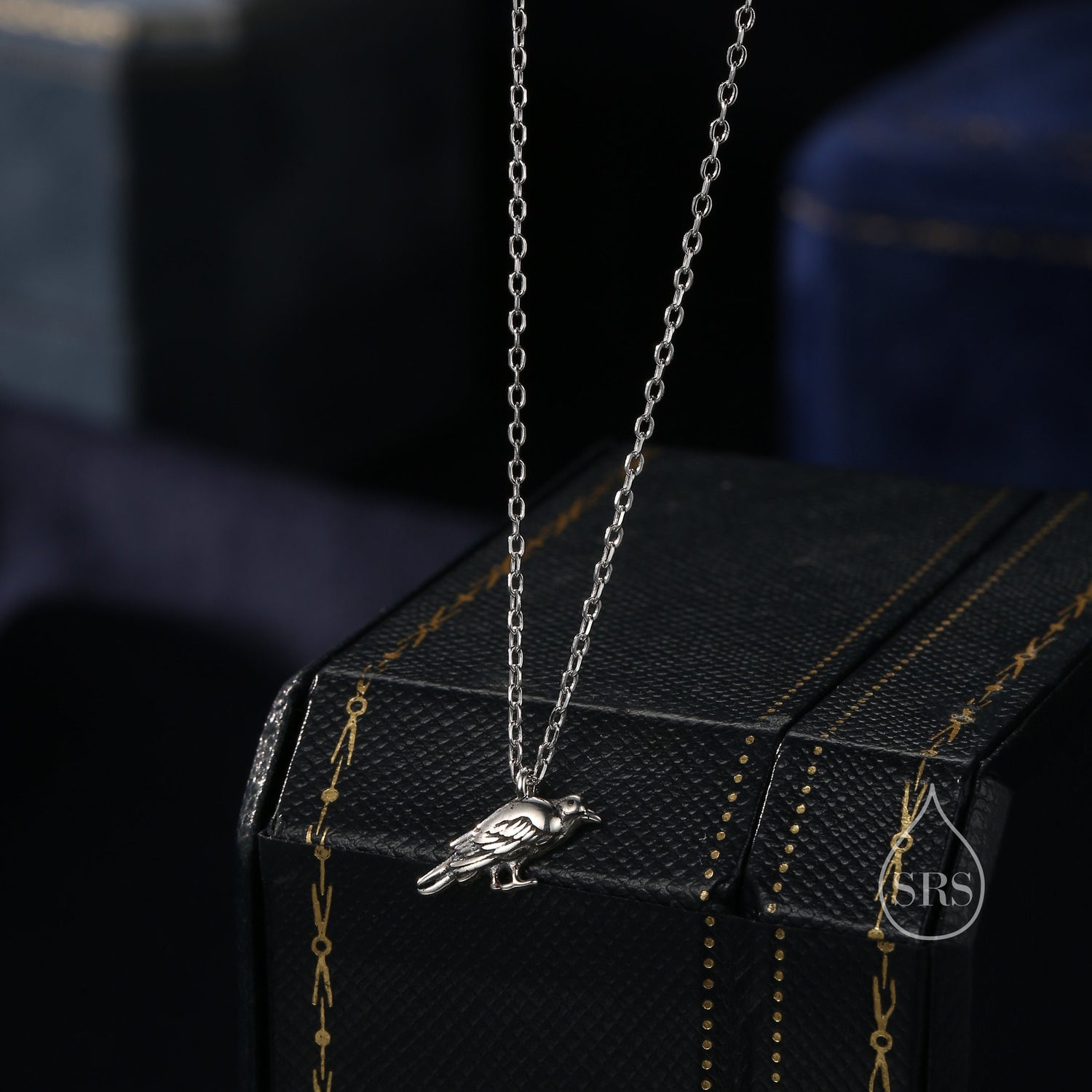 Crow Pendant Necklace