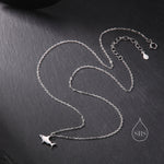 Tiny Shark Pendant Necklace in Sterling Silver, Shark Necklace, Small Shark Pendant, Silver or Gold, Shark Fish Necklace