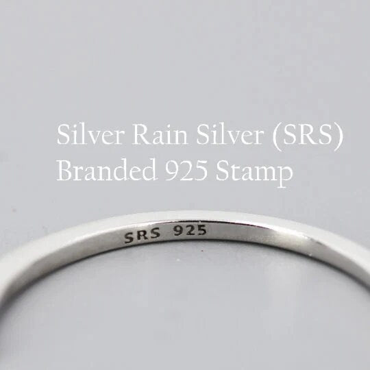 Sterling Silver Heart Knot Silver Ring, Stackable Ring, Infinity Ring, Skinny and Delicate Ring US 5 - 8