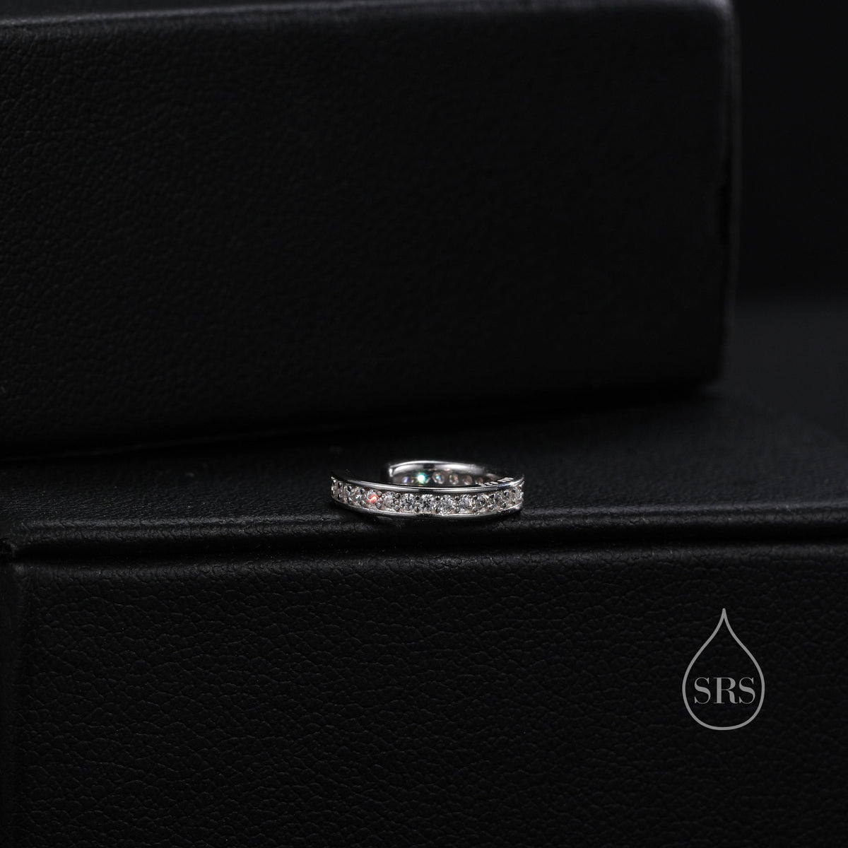 CZ Ear Cuff in Sterling Silver, Silver or Gold, Simple Piercing Free Earrings, Minimalist Ear Cuff, Diamond CZ Ear Cuff
