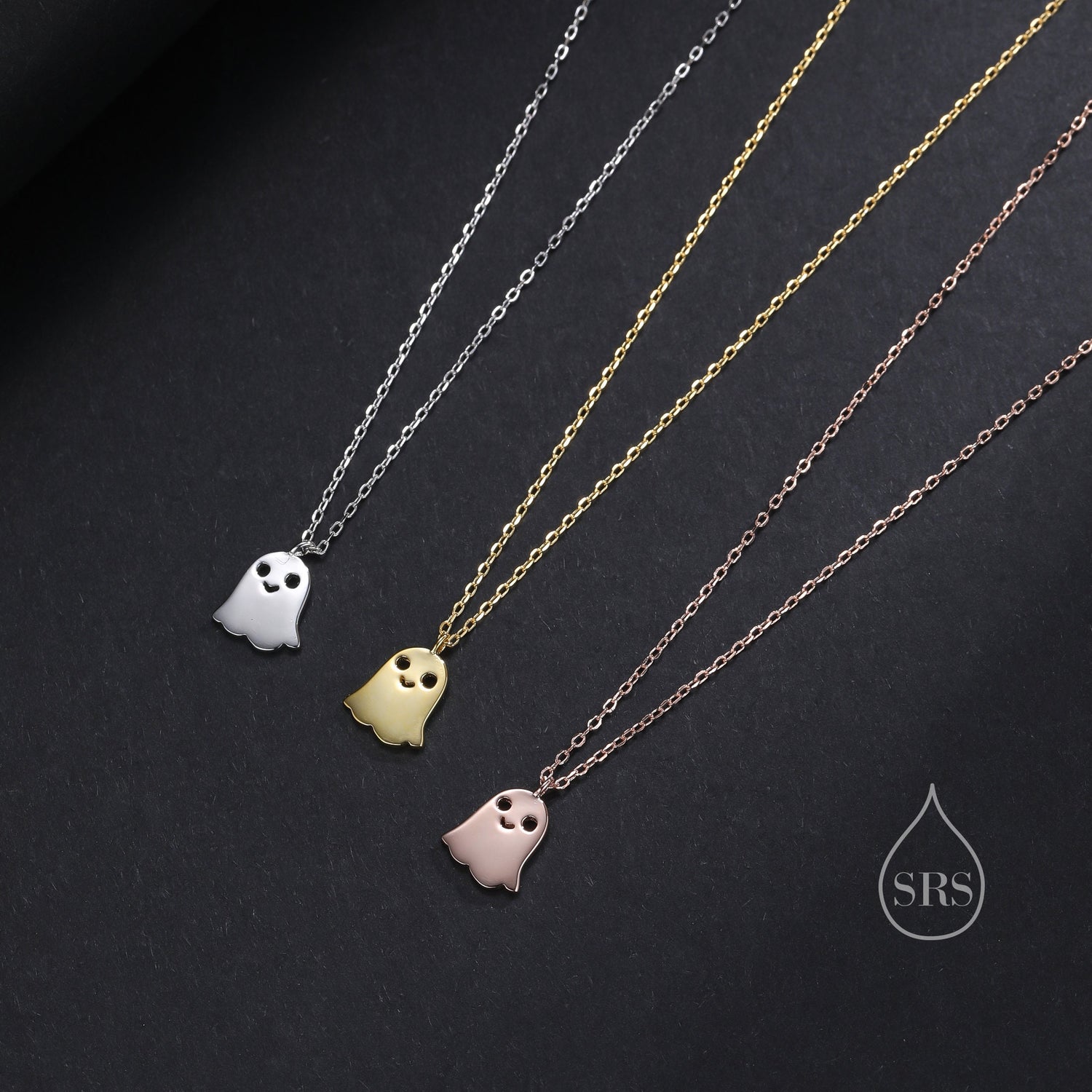 Ghost Pendant Necklace