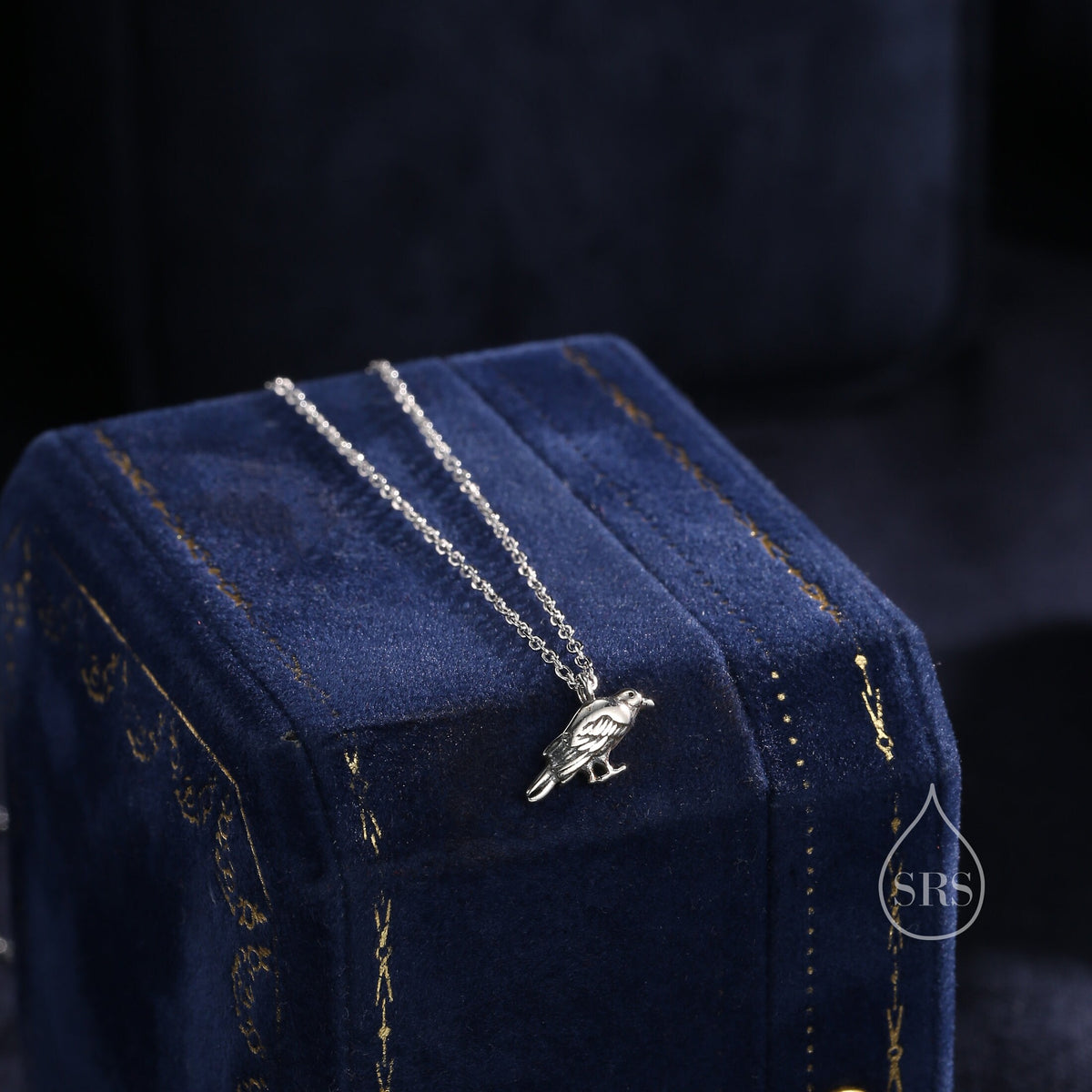 Crow Pendant Necklace