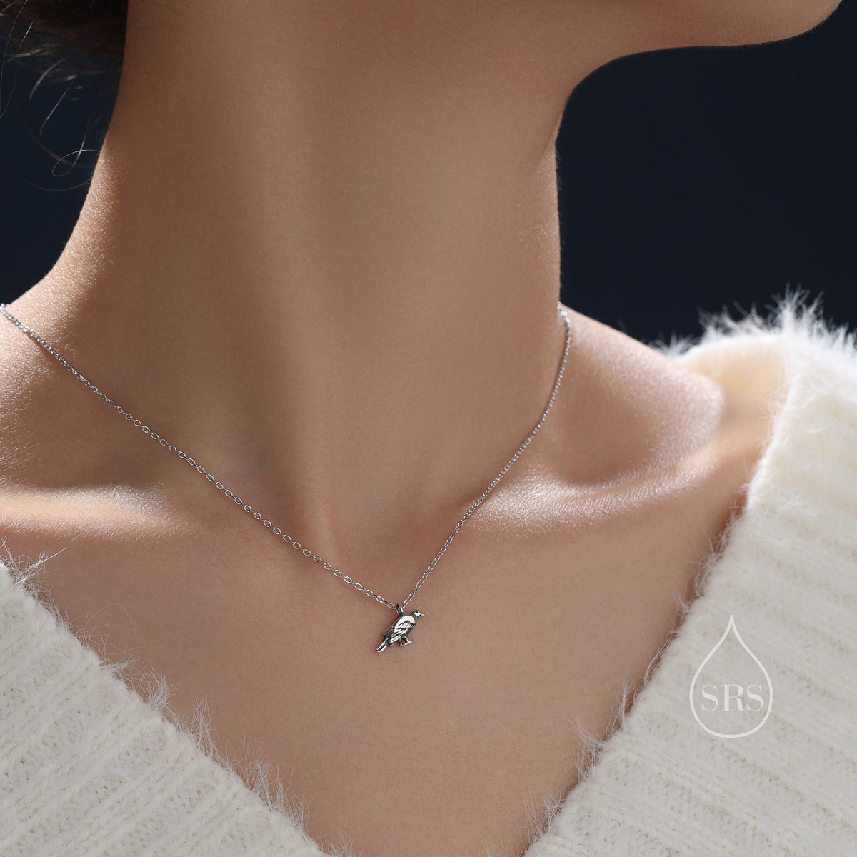 Crow Pendant Necklace