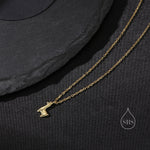 Extra Tiny Llama Pendant Necklace in Sterling Silver, Adjustable 16'' - 18'' - Silver or Gold or Rose Gold, Cute Quirky and Fun Jewellery