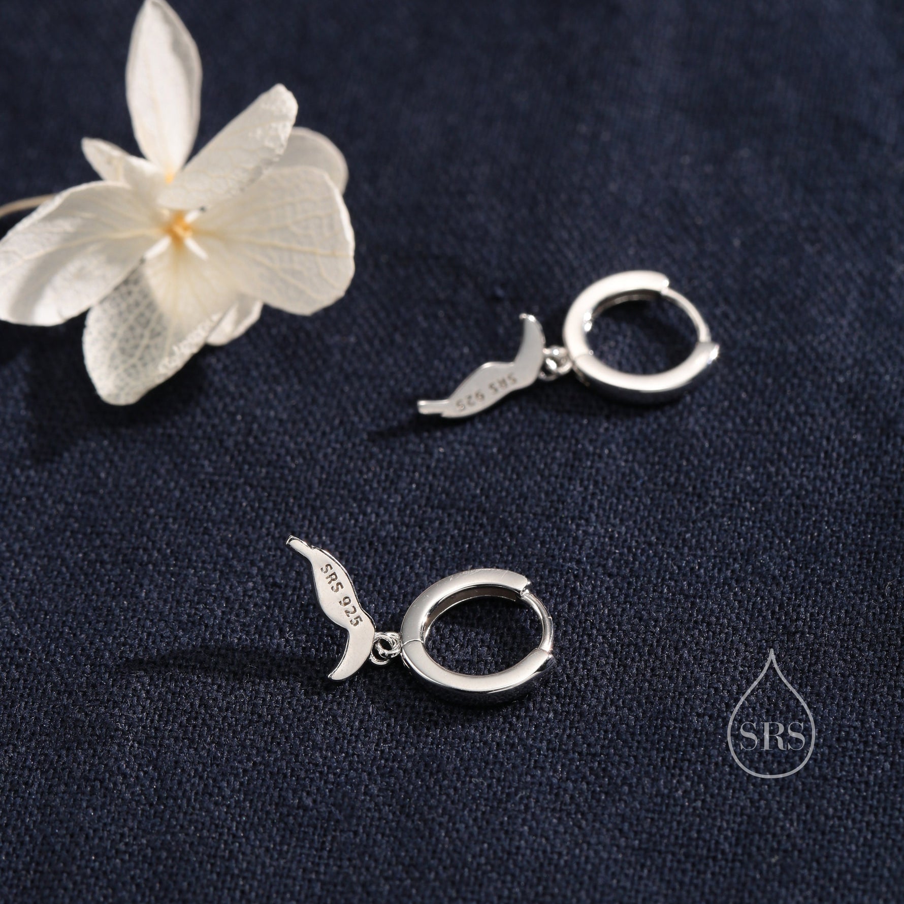 Super Cute Toucan Bird Huggie Hoop Earrings in Sterling Silver - Cute Bird Hoop Earrings, Toucan Earrings