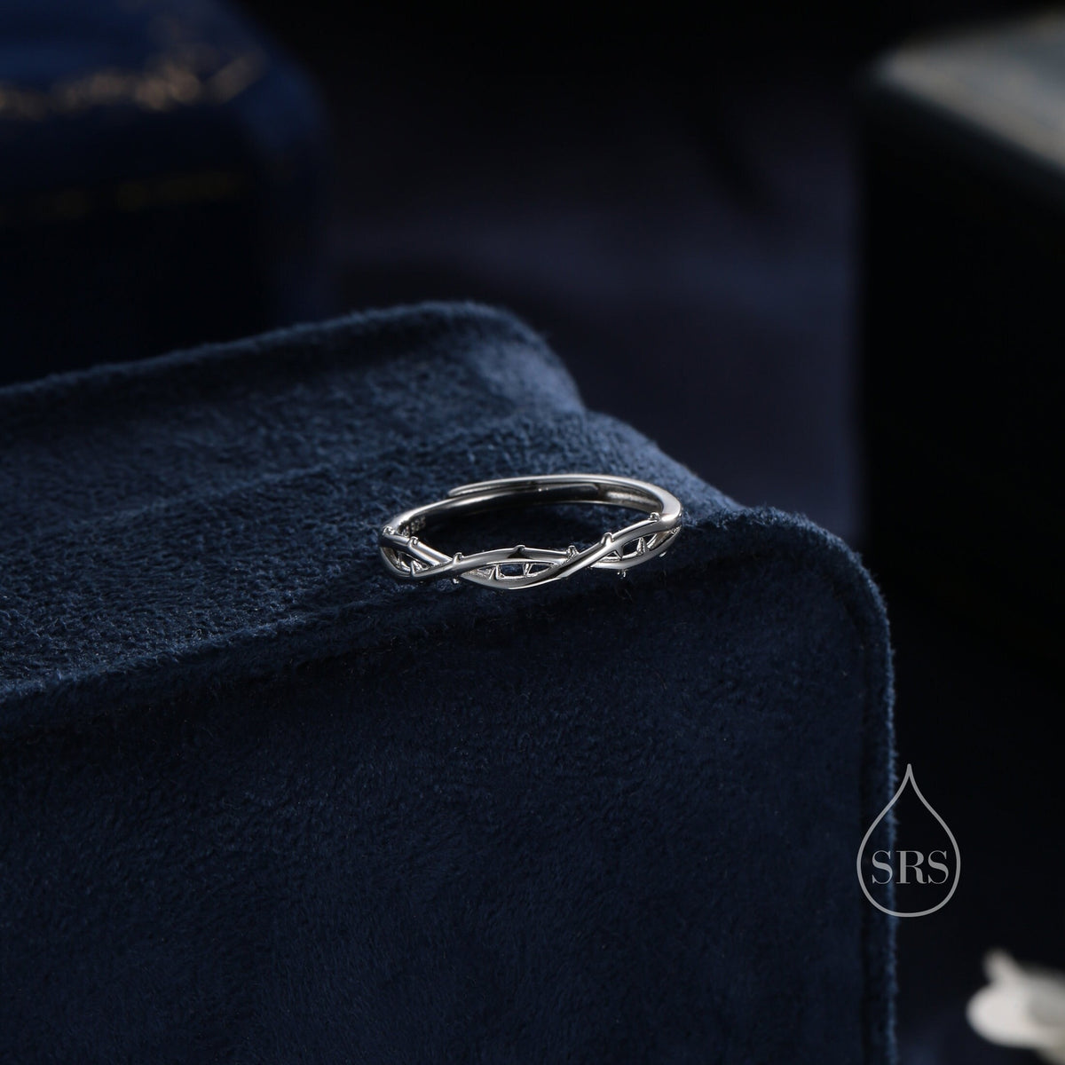 Rose Thorn Statement Ring