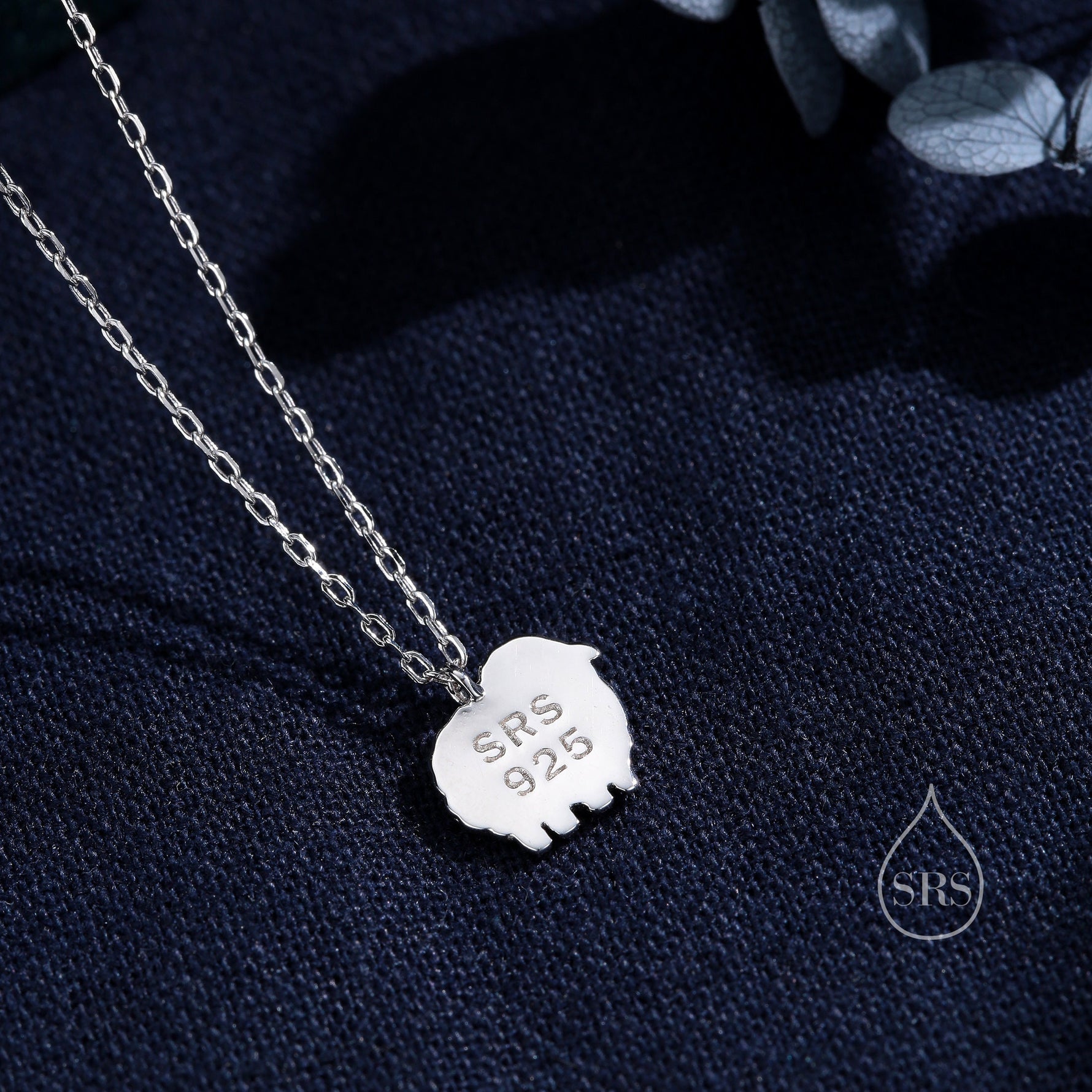Fluffy Sheep Charm Necklace