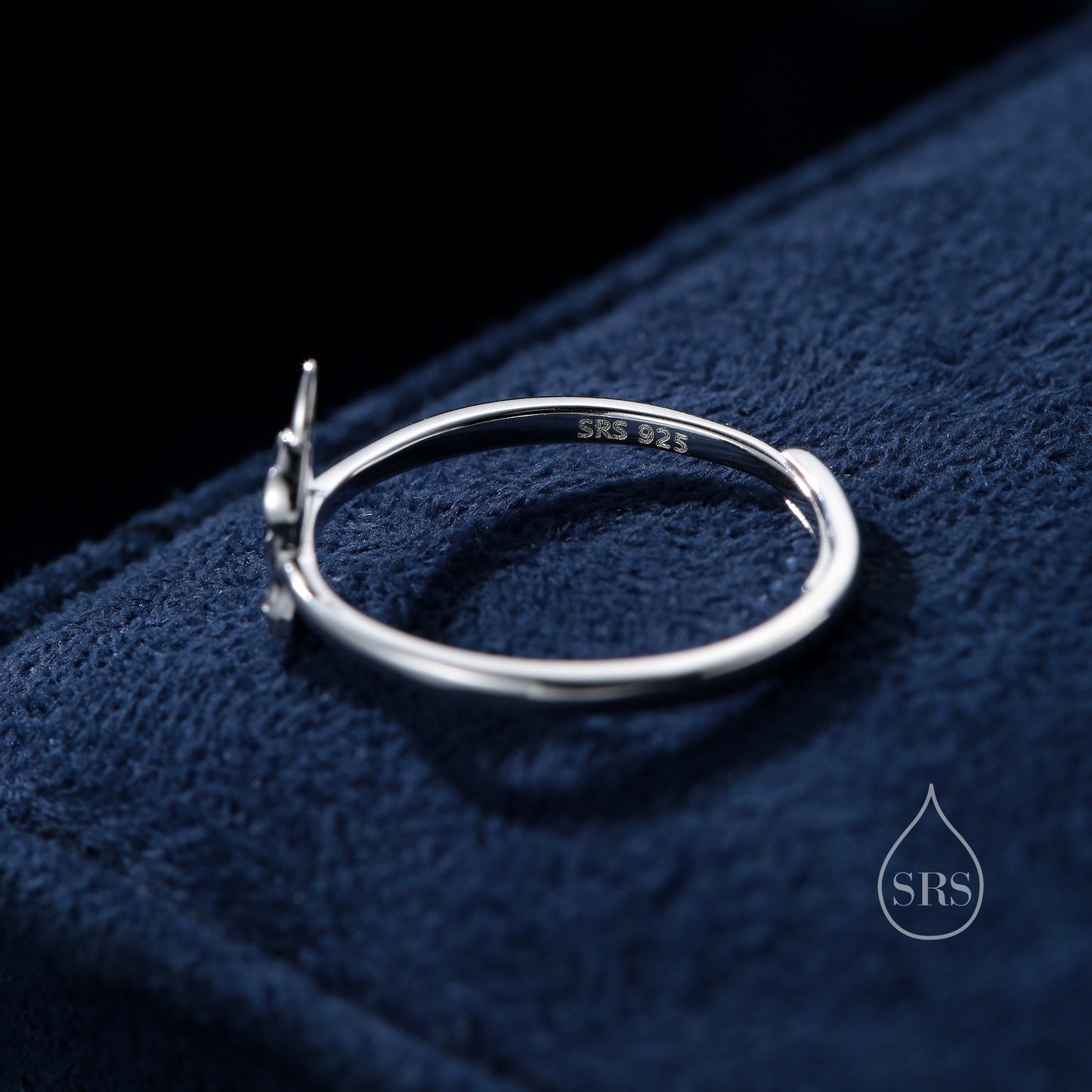 Sterling Silver Cute Little Otter Ring, Adjustable Size, Cute Otter Jewellery, Dainty and Delicate, Otter Ring