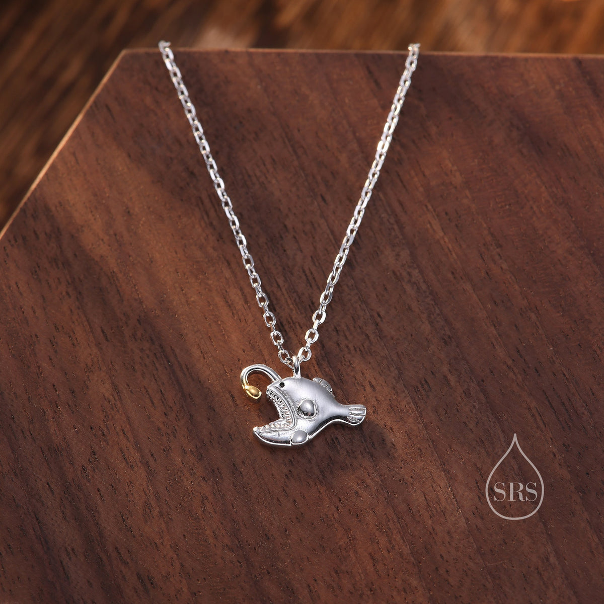 Anglerfish Pendant Necklace