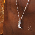 Cute Little Cowboy Boot Pendant Necklace in Sterling Silver, Silver or Gold, Cowboy Boot Necklace in Silver