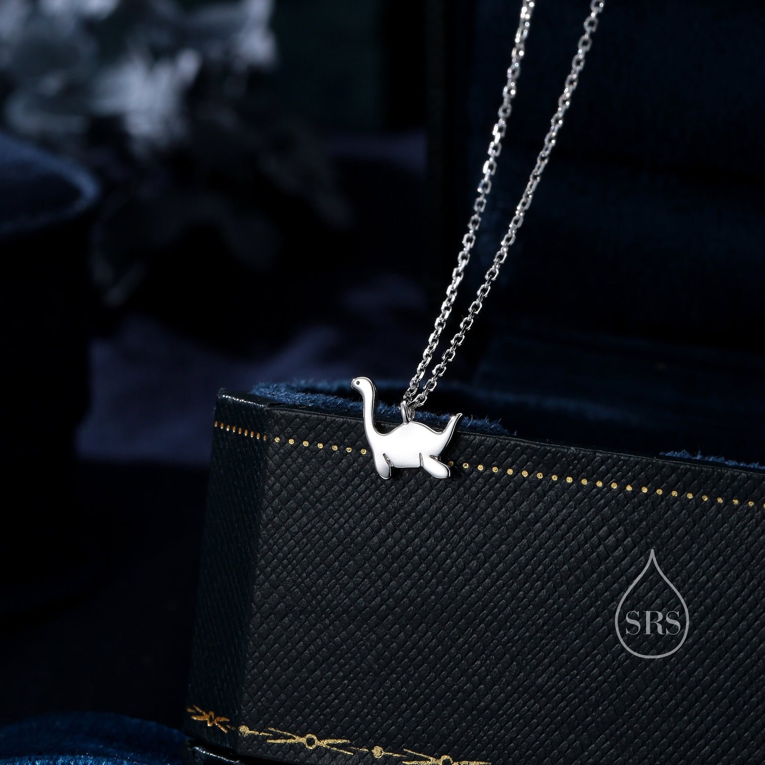 Plesiosaurus Dinosaur Pendant Necklace
