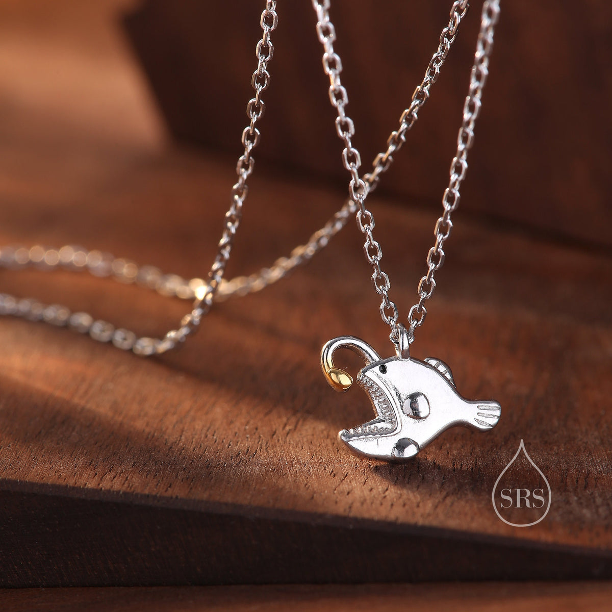 Anglerfish Pendant Necklace