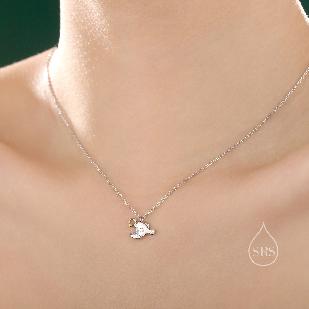 Anglerfish Pendant Necklace