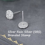Sterling Silver Hammered Disk Stud Earrings, Hammered Earrings, Coin Earrings