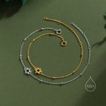 Star of David Bracelet in Sterling Silver, Silver or Gold or Rose Gold, Star Bracelet, Star Jewellery