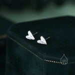 Sterling Silver Tiny Textured Heart Stud Earrings, Extra Small Heart Stud, Silver, Gold and Rose Gold, Heart Earrings