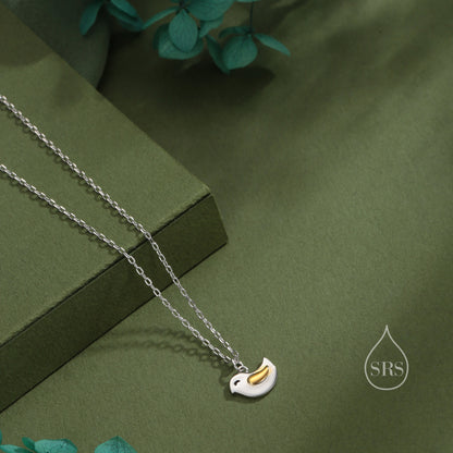 Cute Little Wren Bird Pendant Necklace in Sterling Silver, Wren Bird Pendant, Nature Inspired Bird Necklace