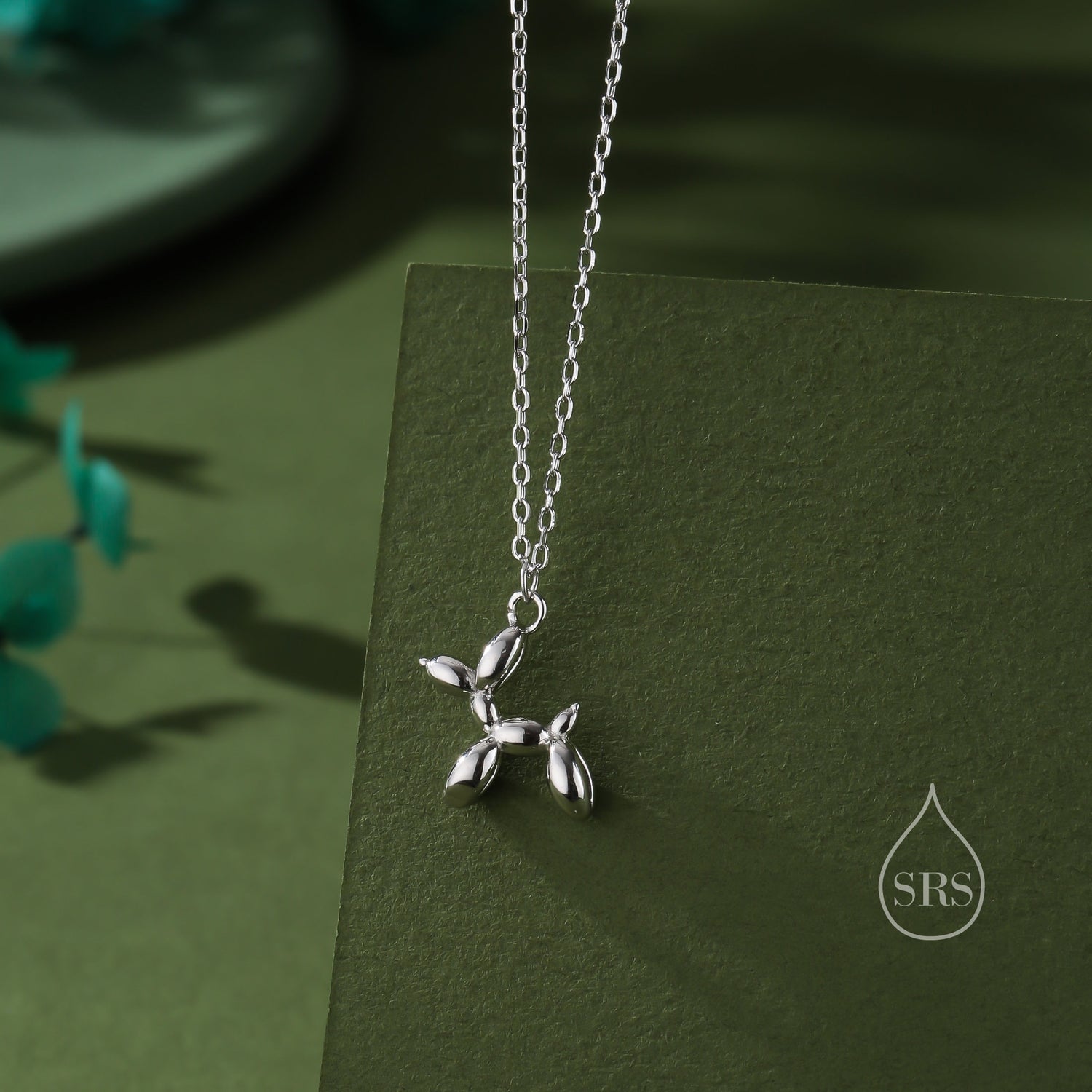 Balloon Dog Pendant Necklace